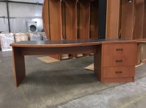 Desk front 7'l x 30''h x 30''d20170924 14290 10t7